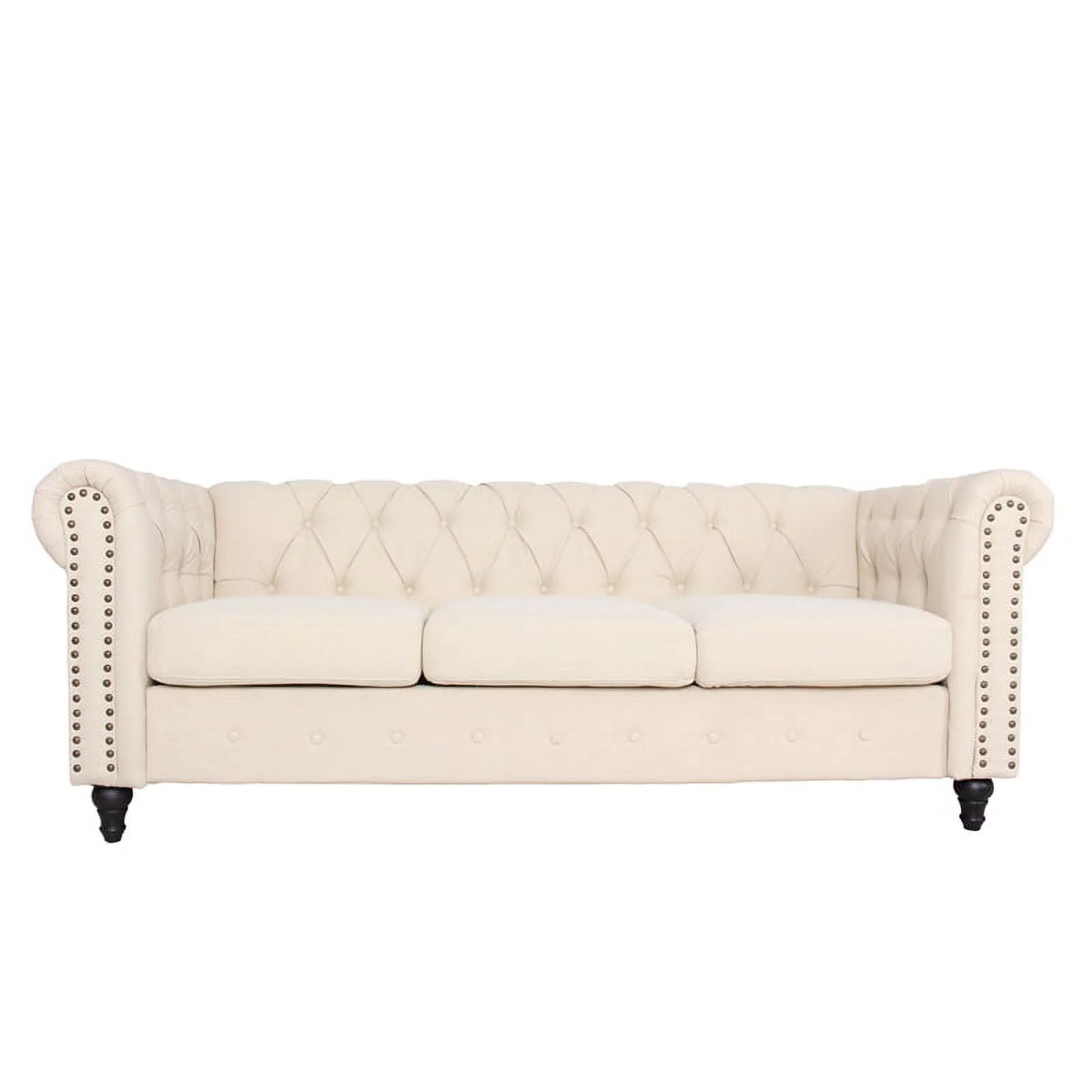 3 Piece Living Room Set with Sofa Loveseat and Accent Chair D139346