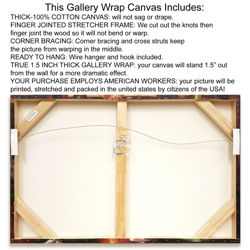 24x22 x 36x22 Print on Canvas O11539