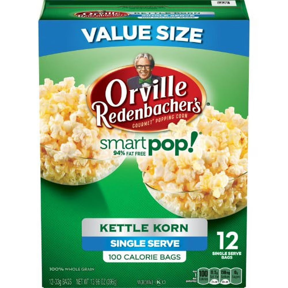 Kettle Corn Microwave Popcorn, Mini Bags, 1.16 Oz, 12 Ct (Pack of 6) S914