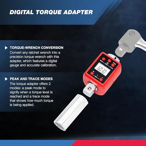 3/4-Inch Digital Torque Adapter, 150-750 ft-lb V6913