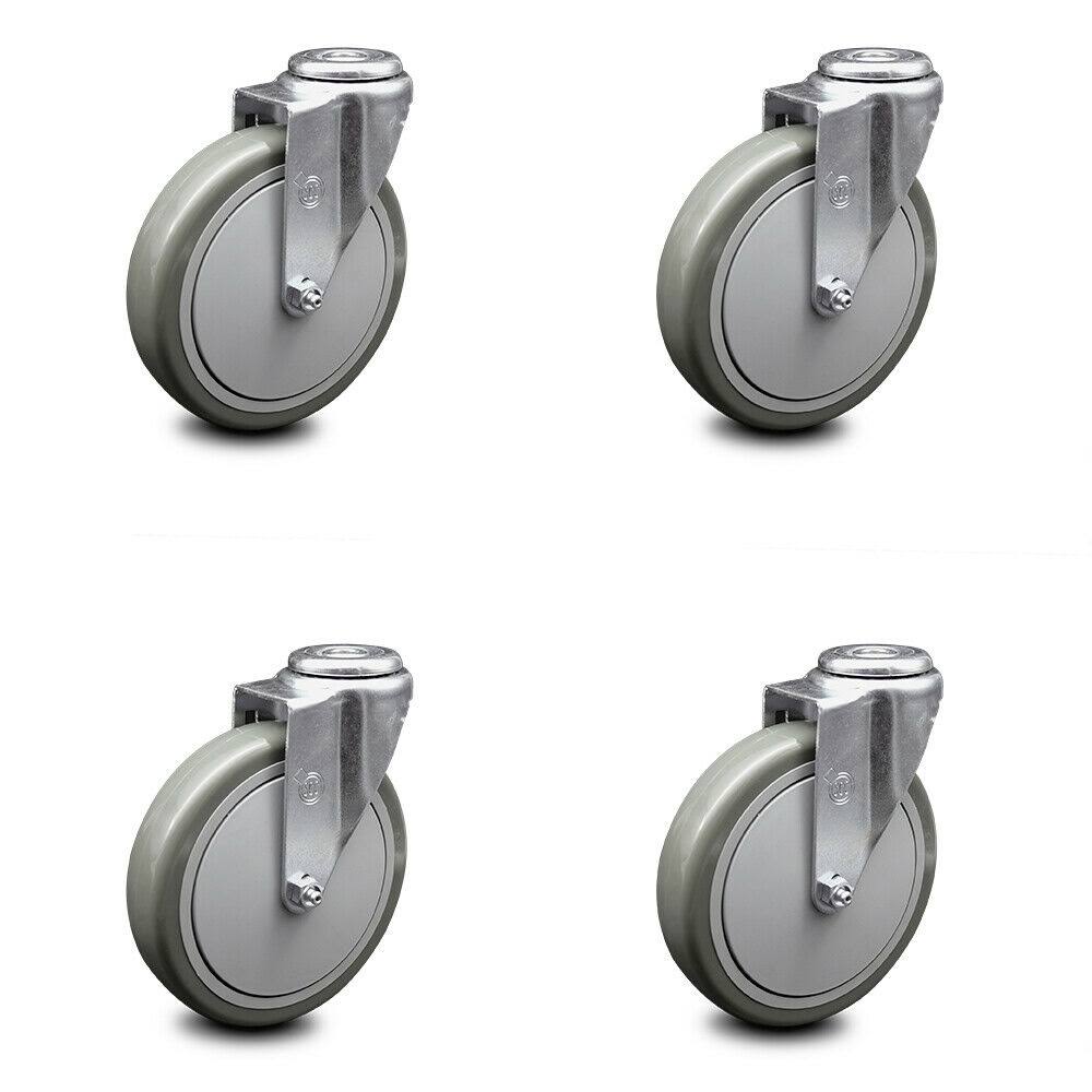 Gray Poly Swivel Caster Set of 4 H4666