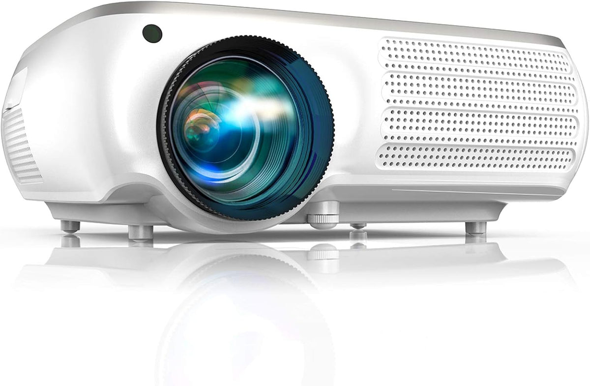 WiFi Bluetooth Full HD 7500 Lumen Mini Projector with Carrying Case A2060