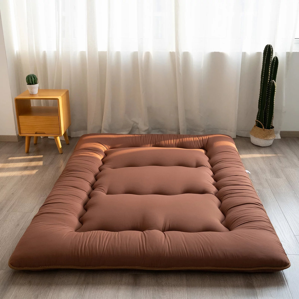 Black Twin Size Japanese Floor Mattress N25204