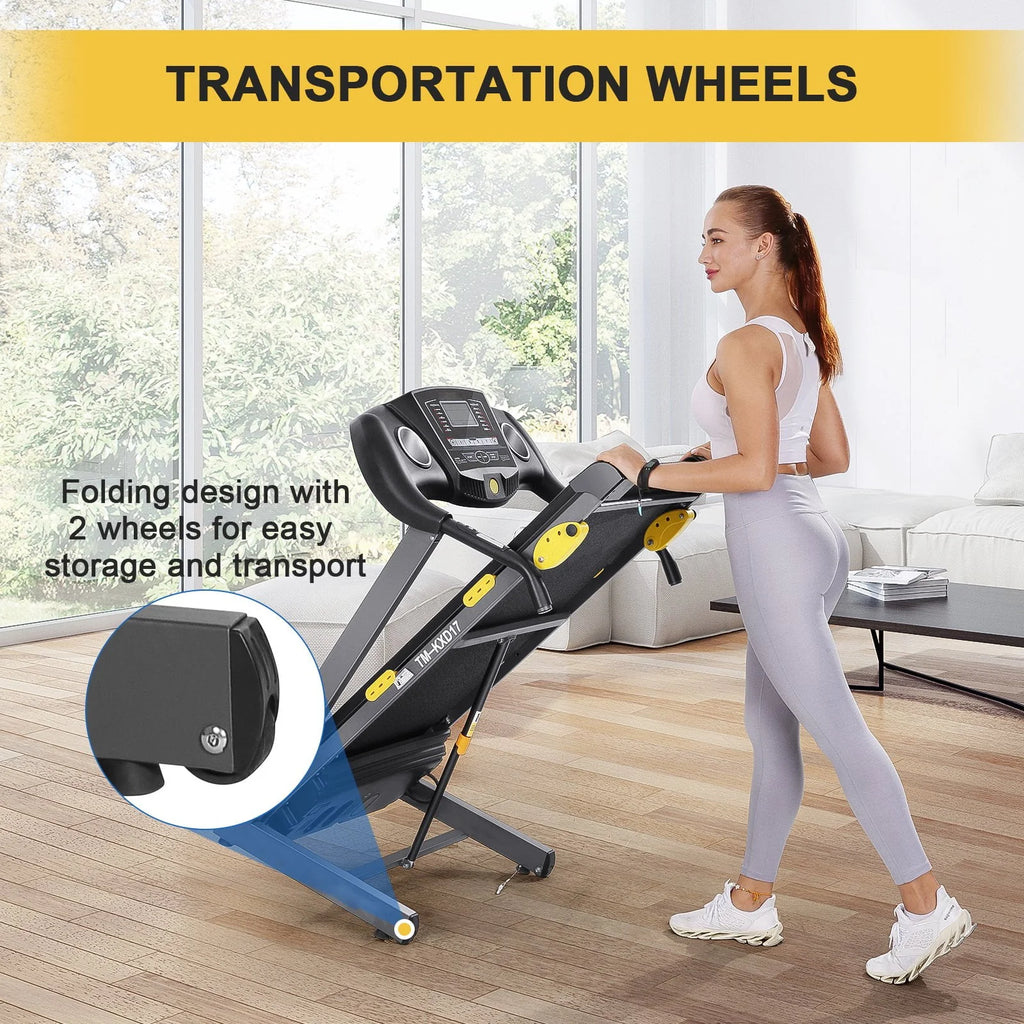 Incline Electric Treadmill 220lbs Max O1713