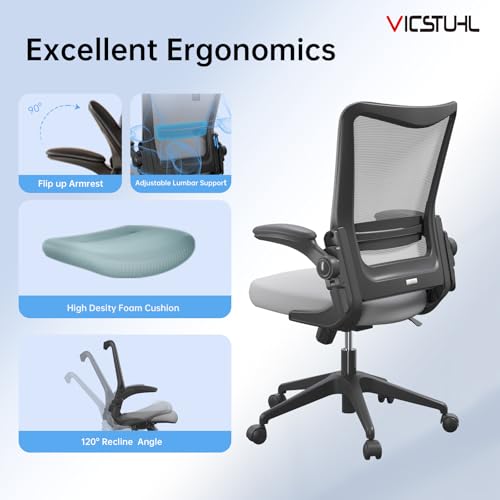 Ergonomic Mesh Office Chair with Wheels U554659
