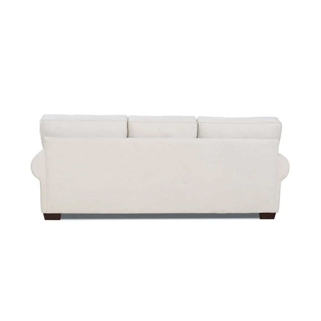 Cream Fabric Arm Sofa with Pillows S6331