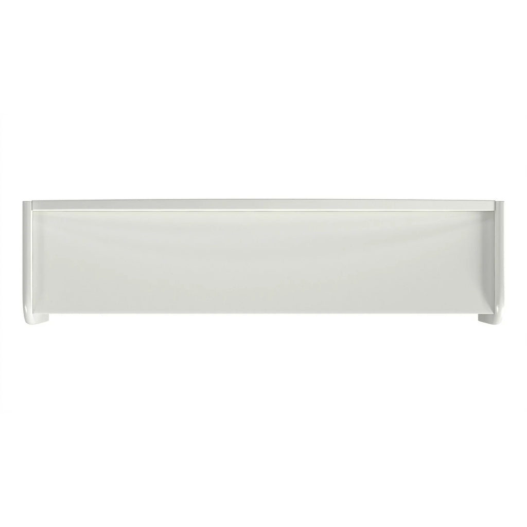 Bright White Engineered Hardwood Desk Hutch G7031
