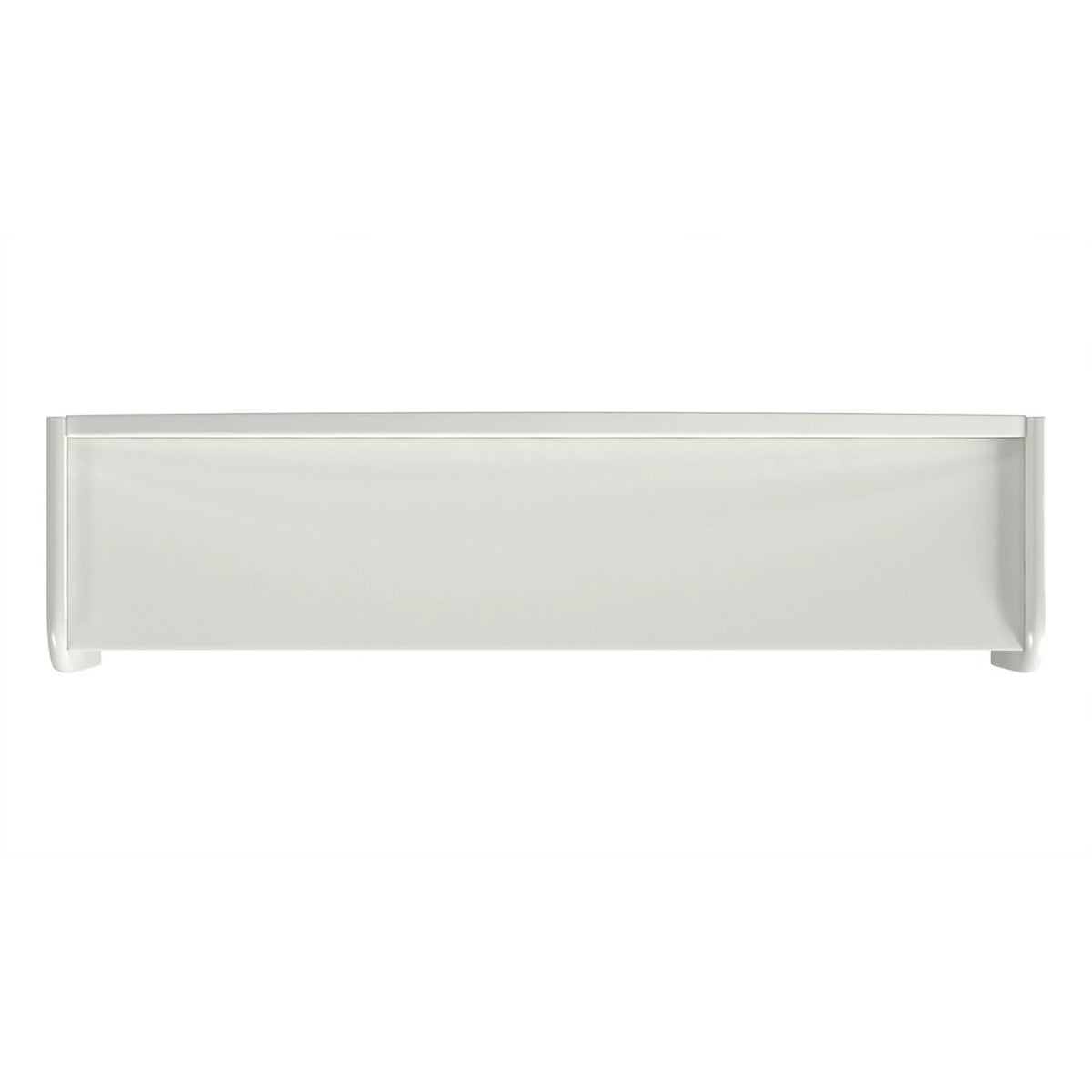 Bright White Engineered Hardwood Desk Hutch G7031
