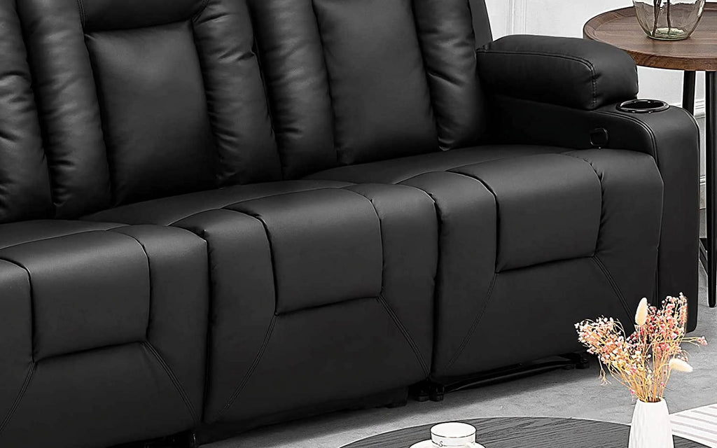3PC Bonded Leather Recliner Set H56845