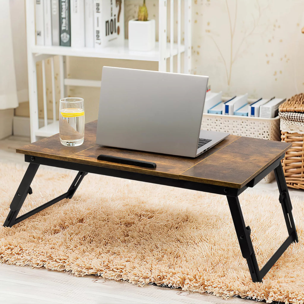 Bamboo Adjustable Laptop Desk with Drawer G20037