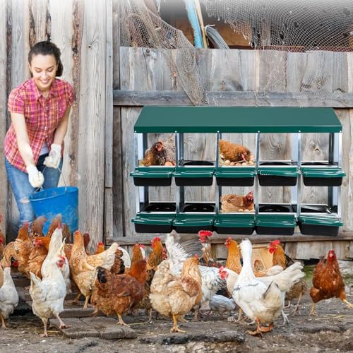 6 Holes Metal Chicken Nesting Boxes O43334