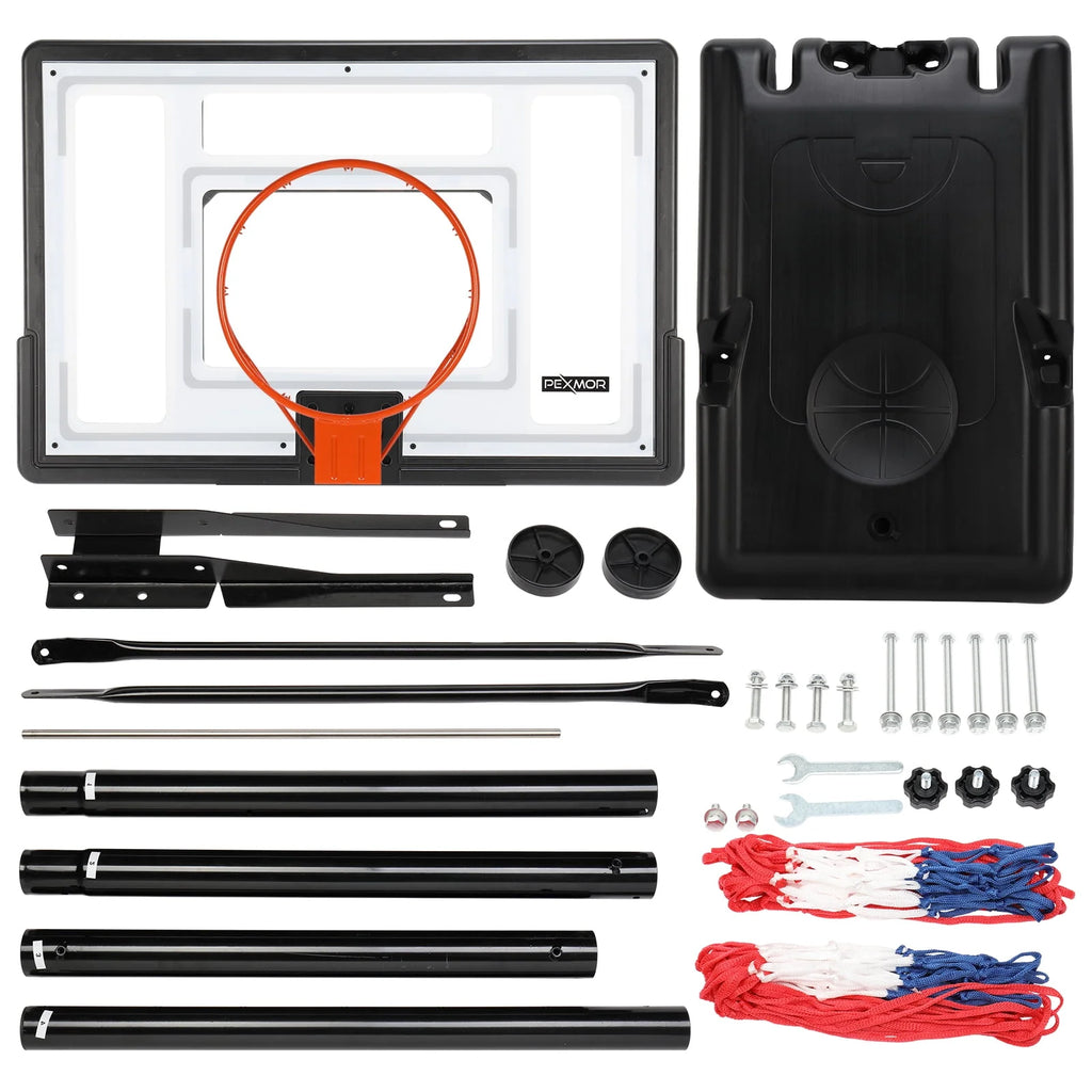 10 ft Adjustable Portable Basketball Hoop X496327