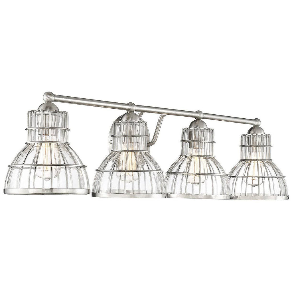 4 Light Bath Bar, Satin Nickel U257595