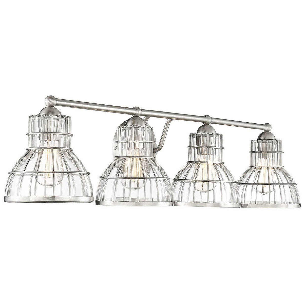 4 Light Bath Bar, Satin Nickel U257595