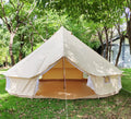 Waterproof 4-Season Cotton Canvas Bell Tent with Stove Hole G884752
