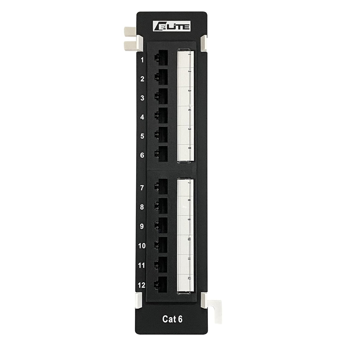 12-Port Vertical Patch Panel with 89D Bracket, Pack of 2 I46526