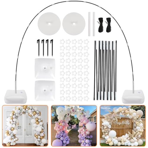 8ft Tall 9ft Wide Adjustable Balloon Arch Kit V722