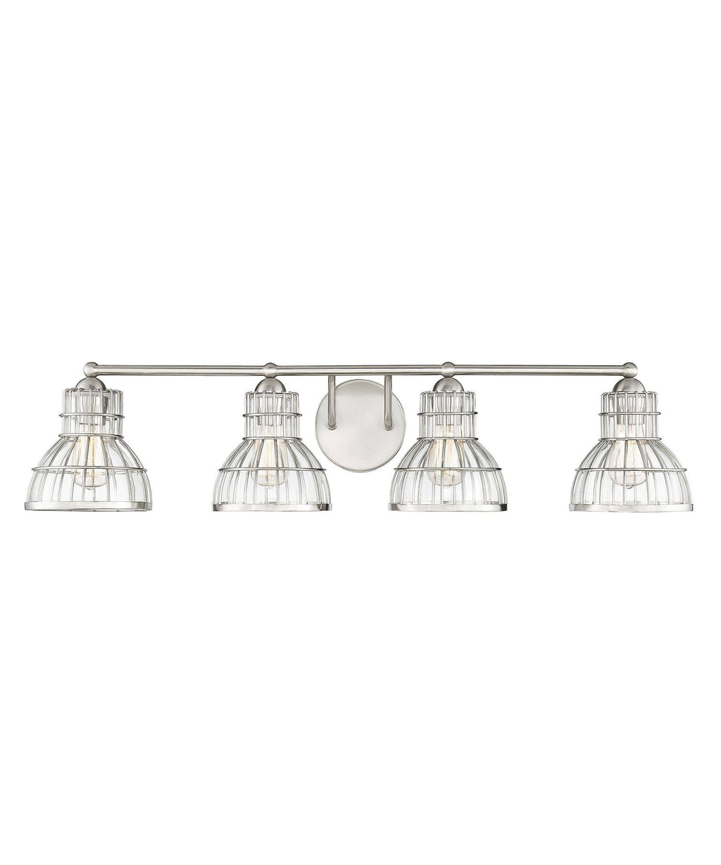 4 Light Bath Bar, Satin Nickel U257595