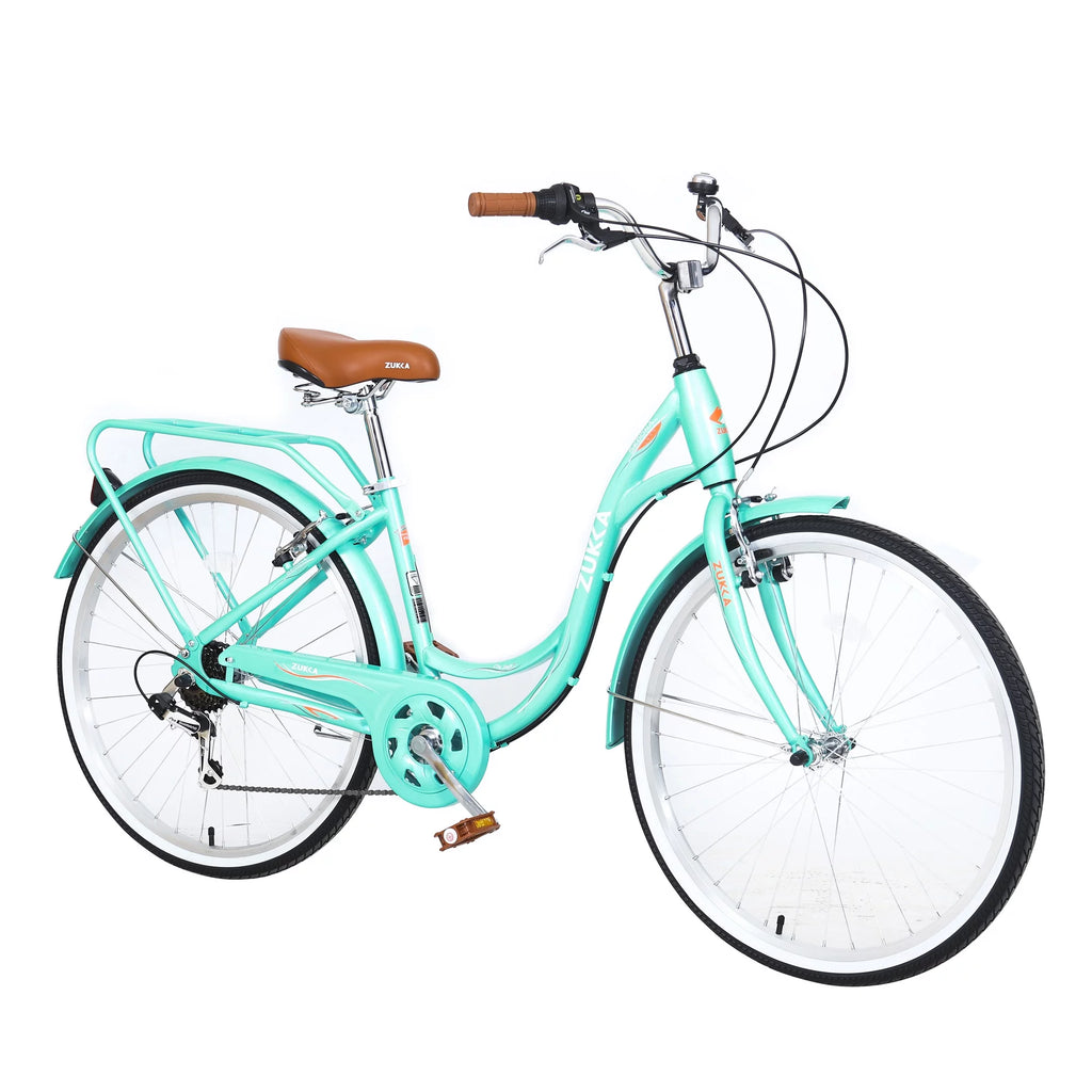 26 inch 7 Speed Steel Frame Girls Bicycle Y23379