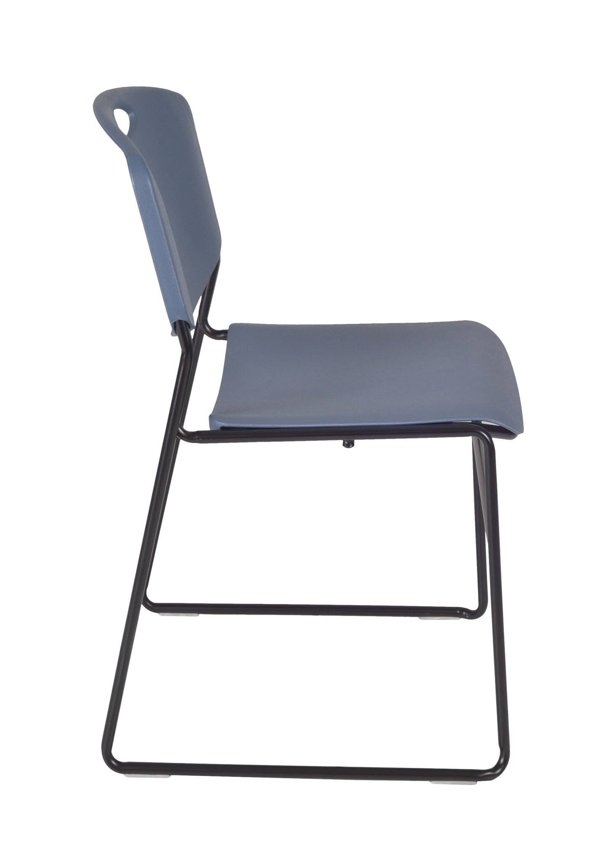 36x22 Round Breakroom Table with 4 Stack Chairs S543835