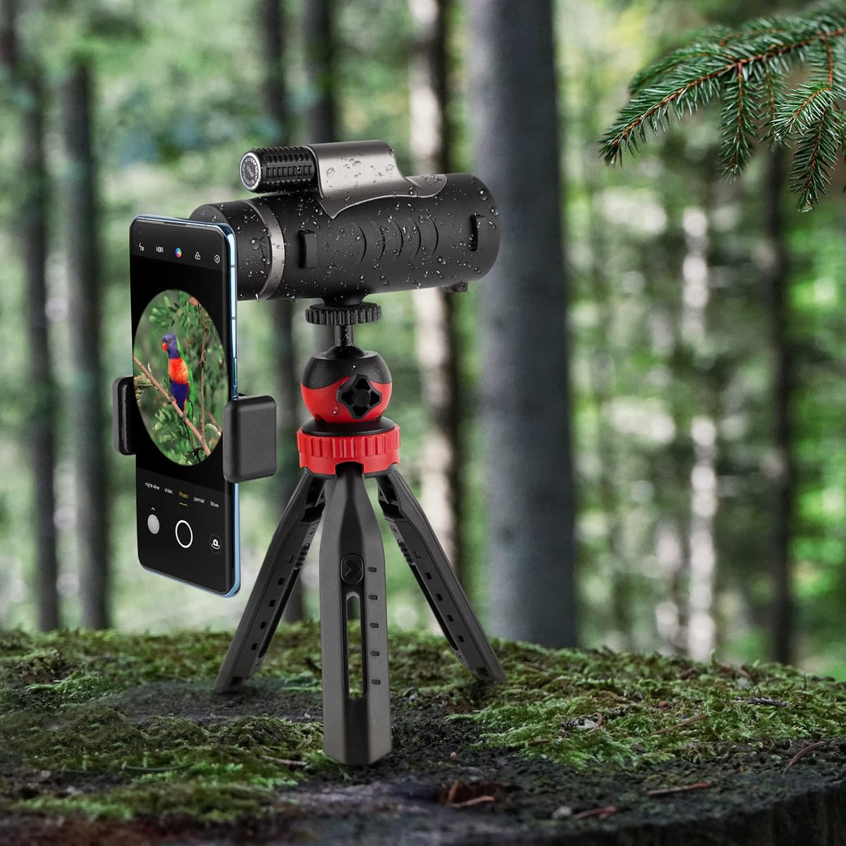 10x42 HD Waterproof Fogproof Monocular with Hand Strap C181