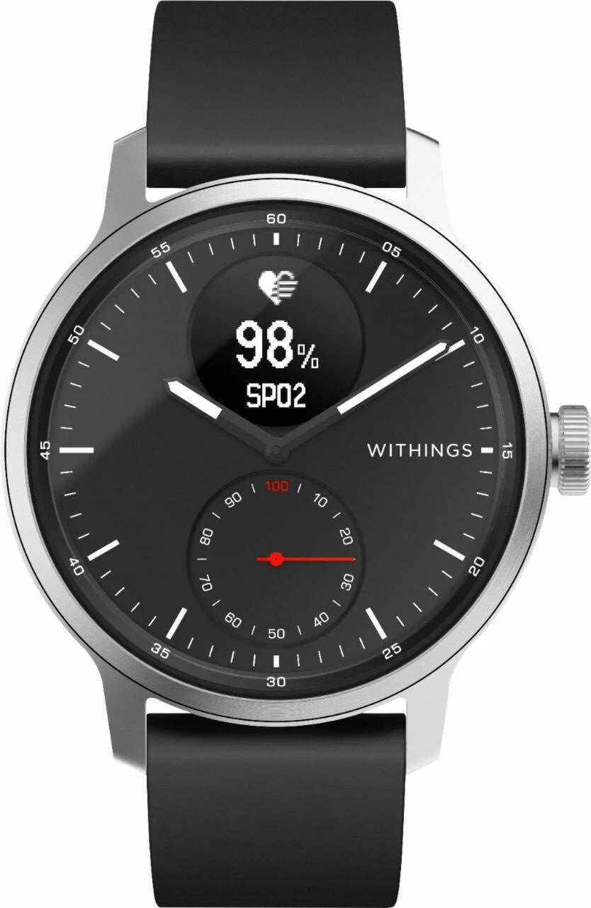 Black Stainless Steel Smartwatch 42mm E59296