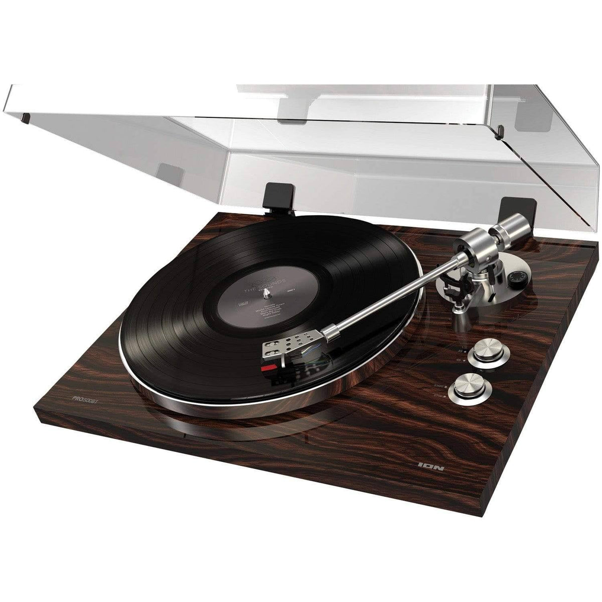 Walnut Stereo Turntable with USB and Bluetooth U401476