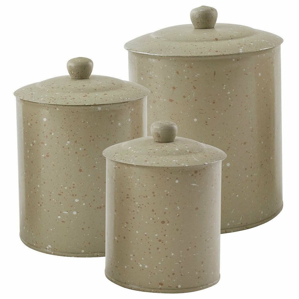 Sandstone Canister Set of 3 Y348
