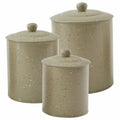 Sandstone Canister Set of 3 Y348