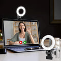 Video Conference Lighting Kit, Clip On Monitor Light, Pack of 2 T5458
