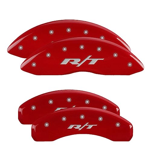 Red Powder Coated Aluminum Brake Caliper Covers Set of 4 S8055