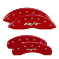 Red Powder Coated Aluminum Brake Caliper Covers Set of 4 S8055