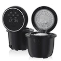 Black 3 Cup Rice Cooker with Steamer K996