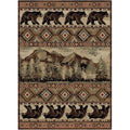 Multi Color Rectangle Area Rug M194836