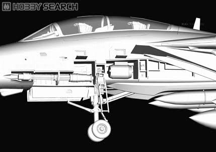 F-14A Tomcat 1/48 Model Kit E481774