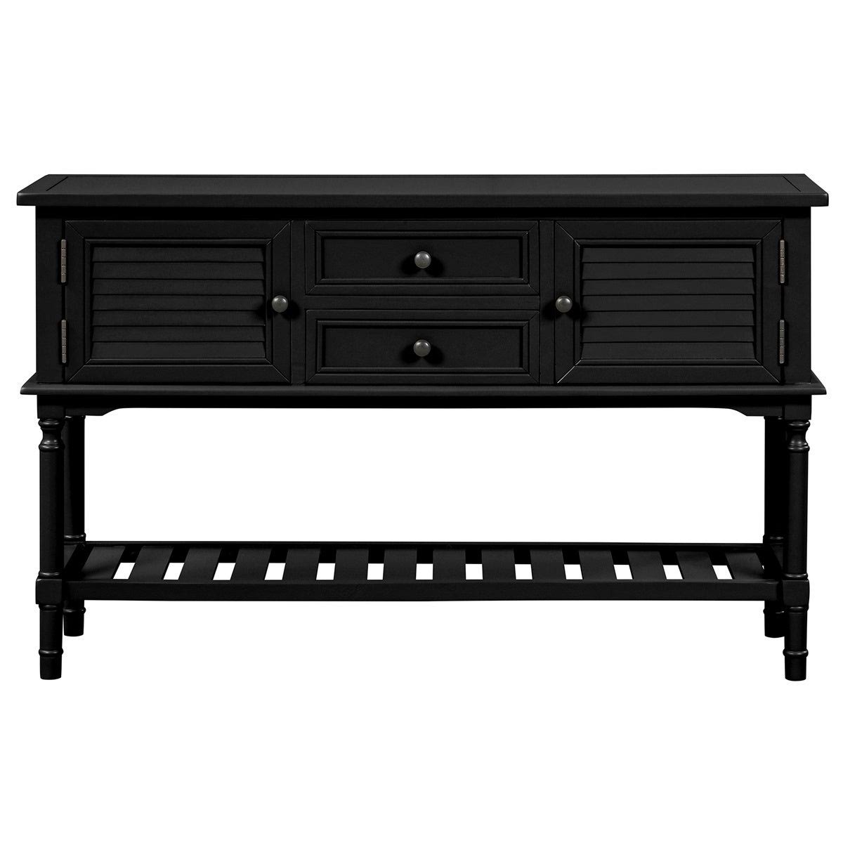 Navy Blue Console Table with 2 Drawers T55728