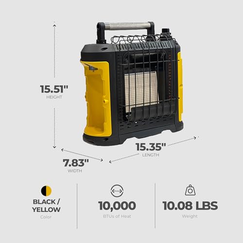 Compact Portable Propane Radiant Heater Q49009