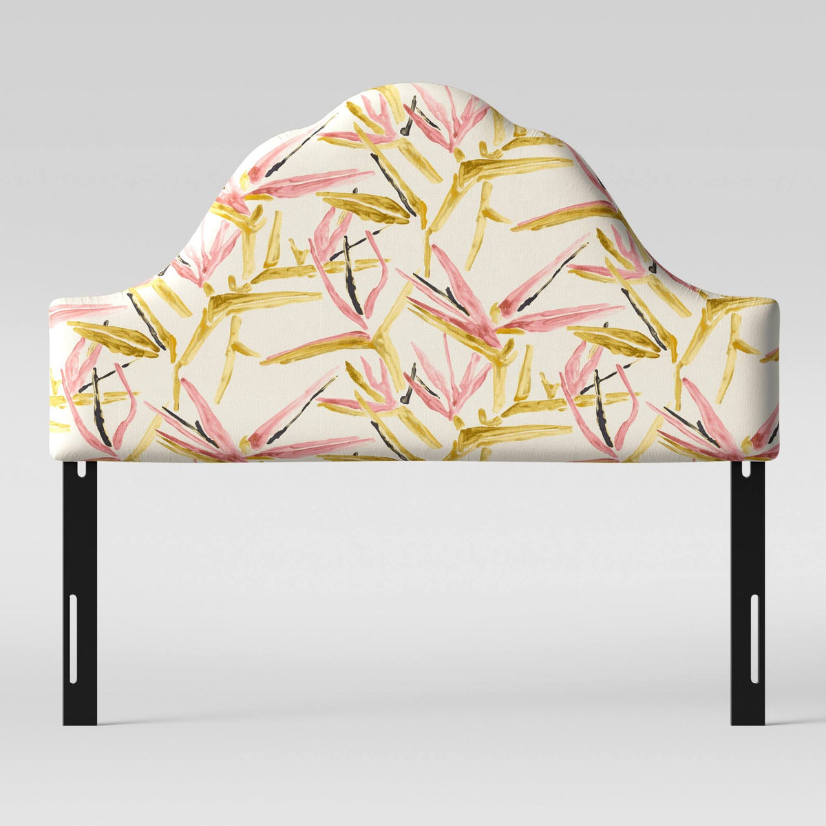 Pink Cream Arched Headboard E7774