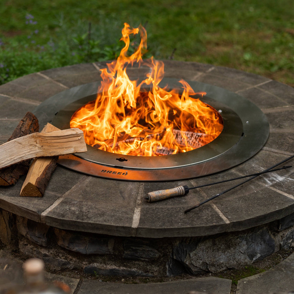 24 Smokeless Fire Pit Insert Corten Steel T5658