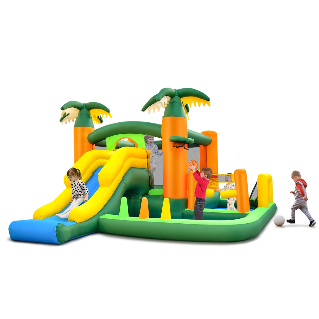 8-in-1 Inflatable Bounce Castle with Blower G41244