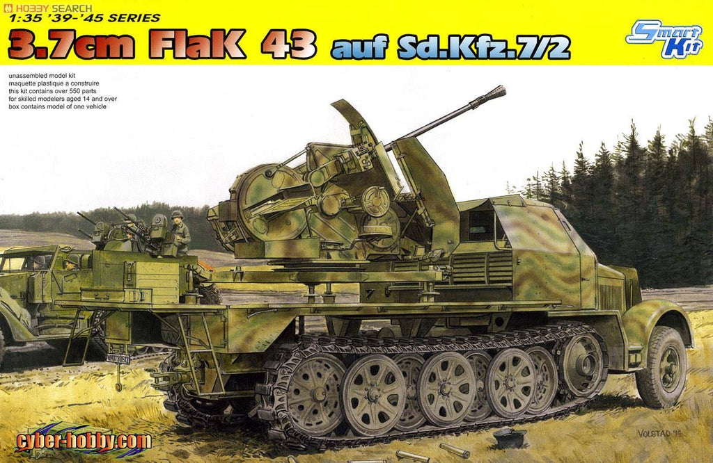 Sd.Kfz.7 with 3.7cm Flak 43 auf Selbstfahrlafette (1/35 Scale) L58231