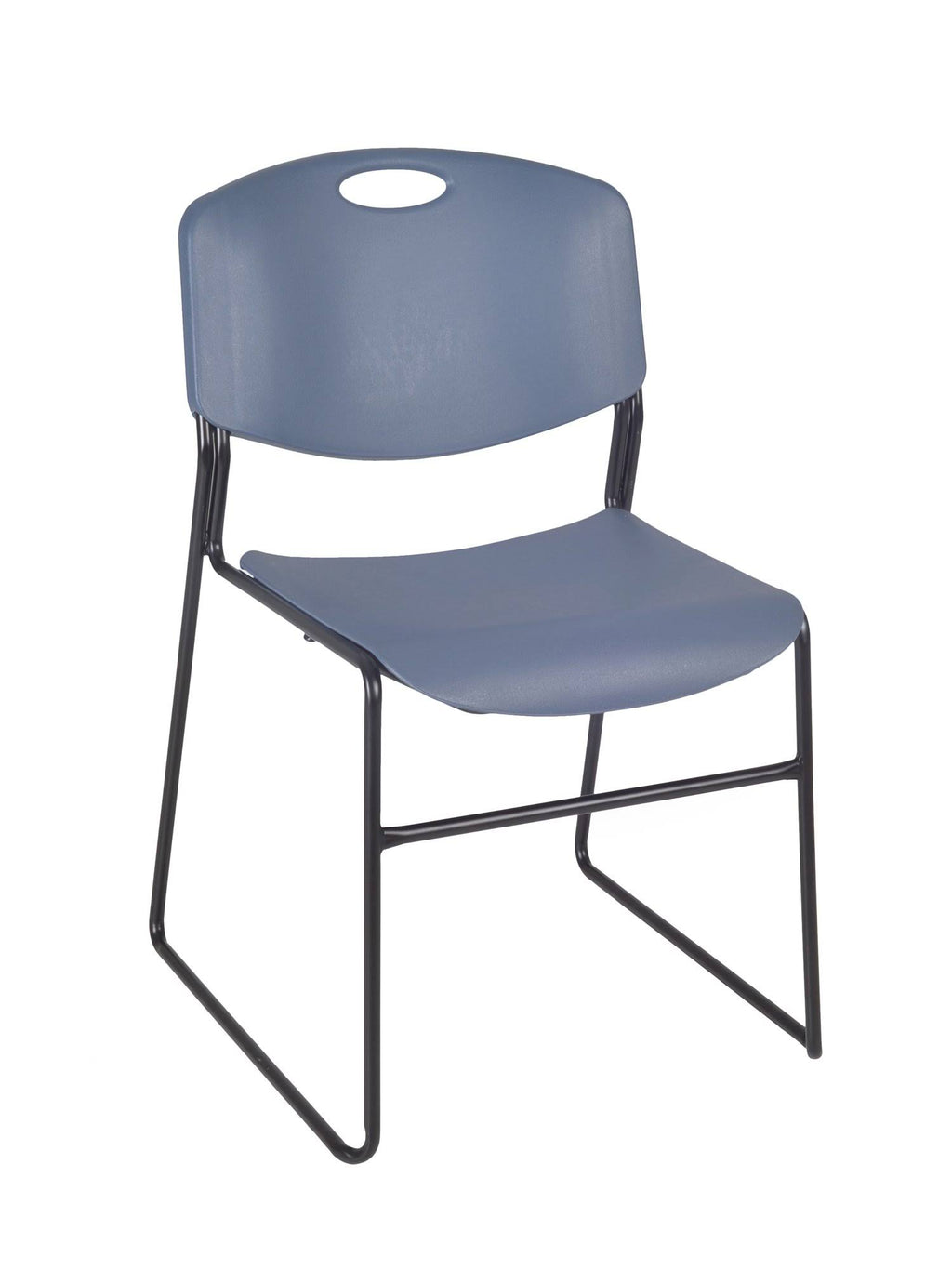 36x22 Round Breakroom Table with 4 Stack Chairs S543835
