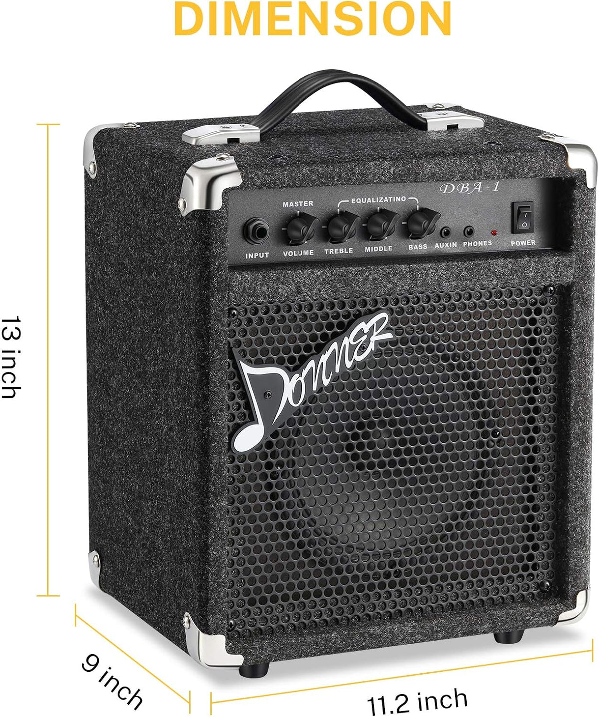 15W Bass Guitar Amplifier with Cable T488