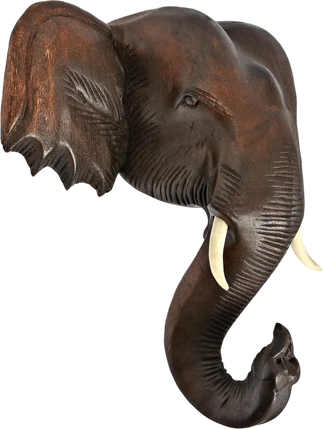 Thai Elephant Head Sculpture Wall Art 12X12 S248481