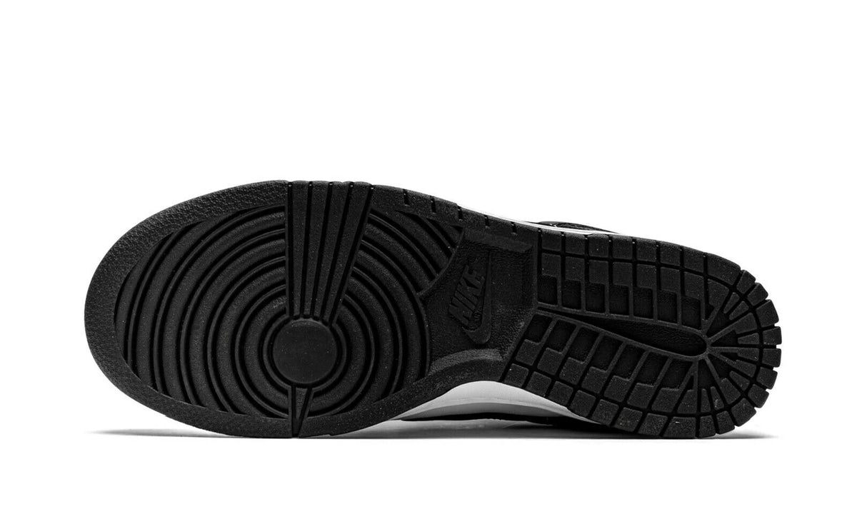 Black & White Leather Running Shoes Q964