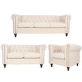 3 Piece Living Room Set with Sofa Loveseat and Accent Chair D139346