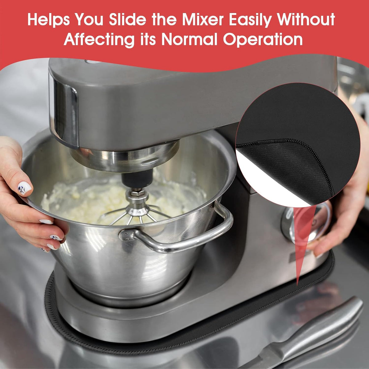 Mixer Slider Mat for KitchenAid Tilt-Head Stand Mixer, Pack of 2 R20889