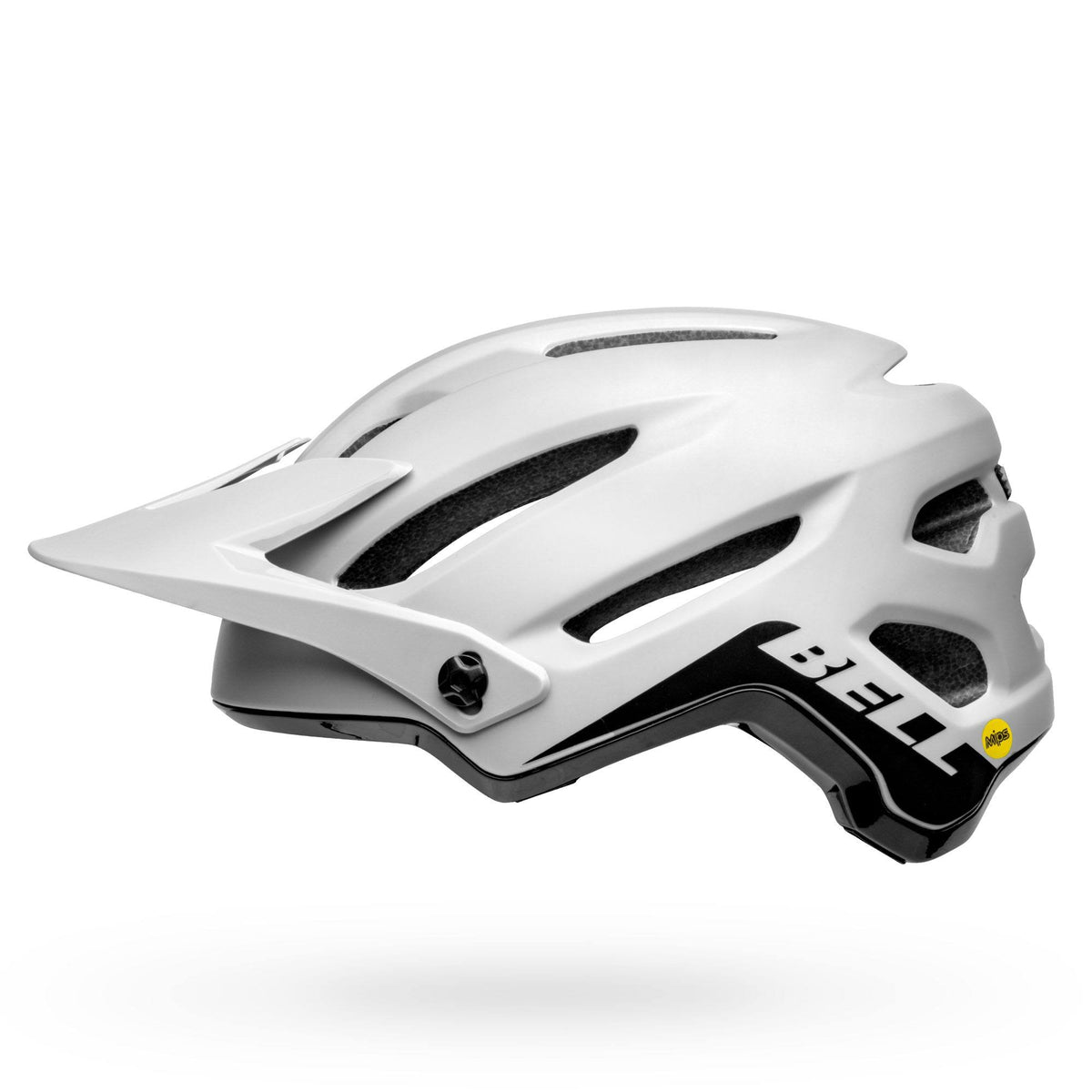 Matte Gloss White Black MIPS Helmet I2896