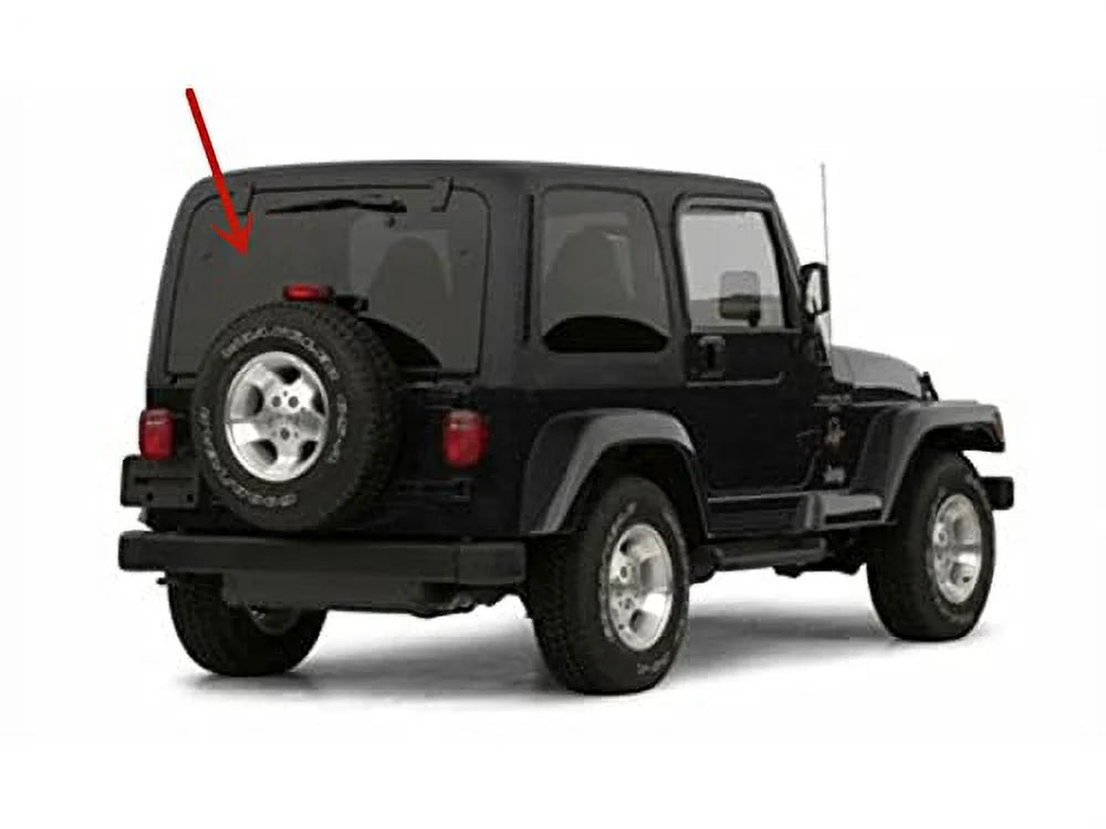 Heated Rear Back Window Back Glass for Jeep Wrangler T196