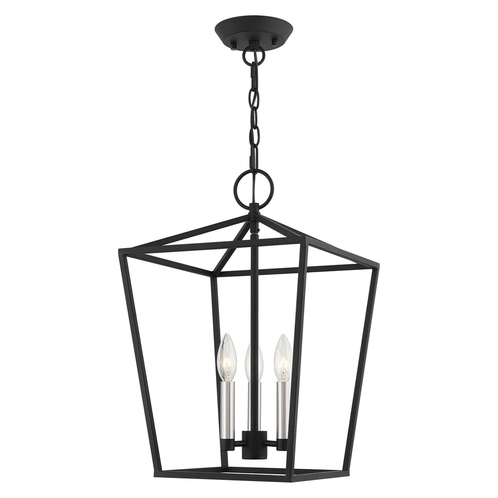 3 Light Black Convertible Lantern X994623